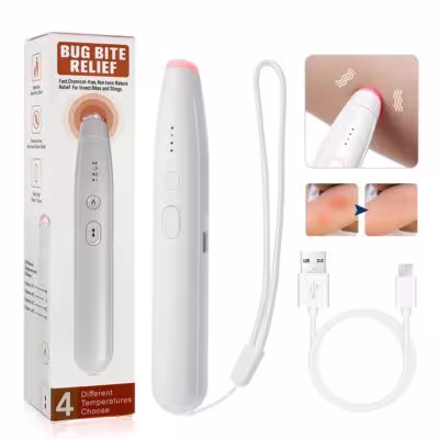 Portable Mosquito Bite Healer Pen, Chemical-Free Anti-Itch Heat Soother for Kids & Adults, Outdoor Bug Bite Treatment 1