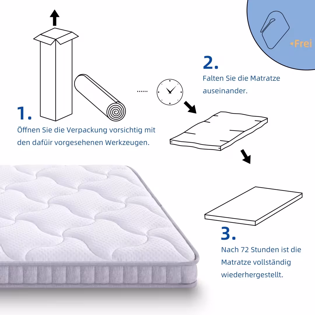 matelas à ressorts ensachés