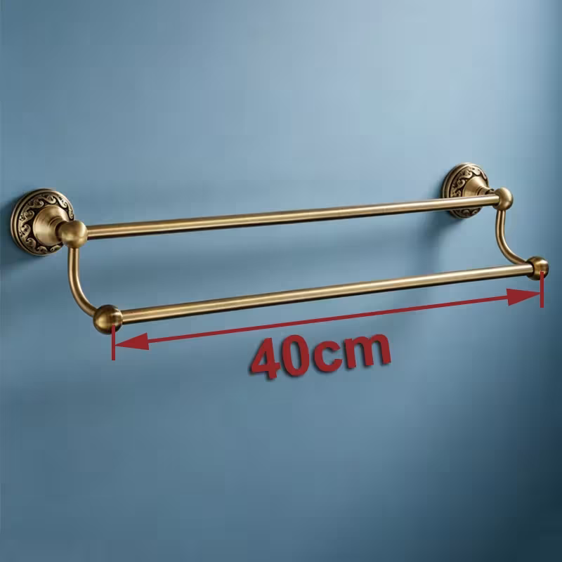 Porte-serviettes double