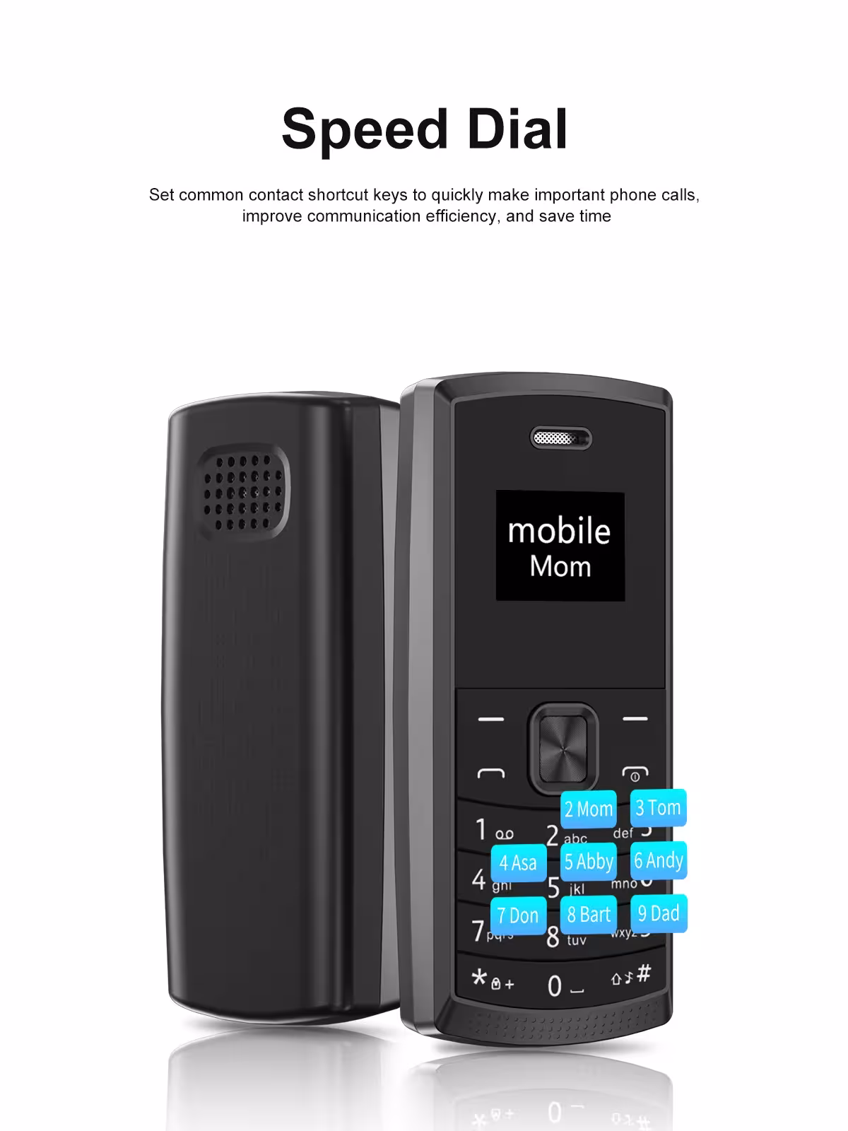 mini mobilusis telefonas