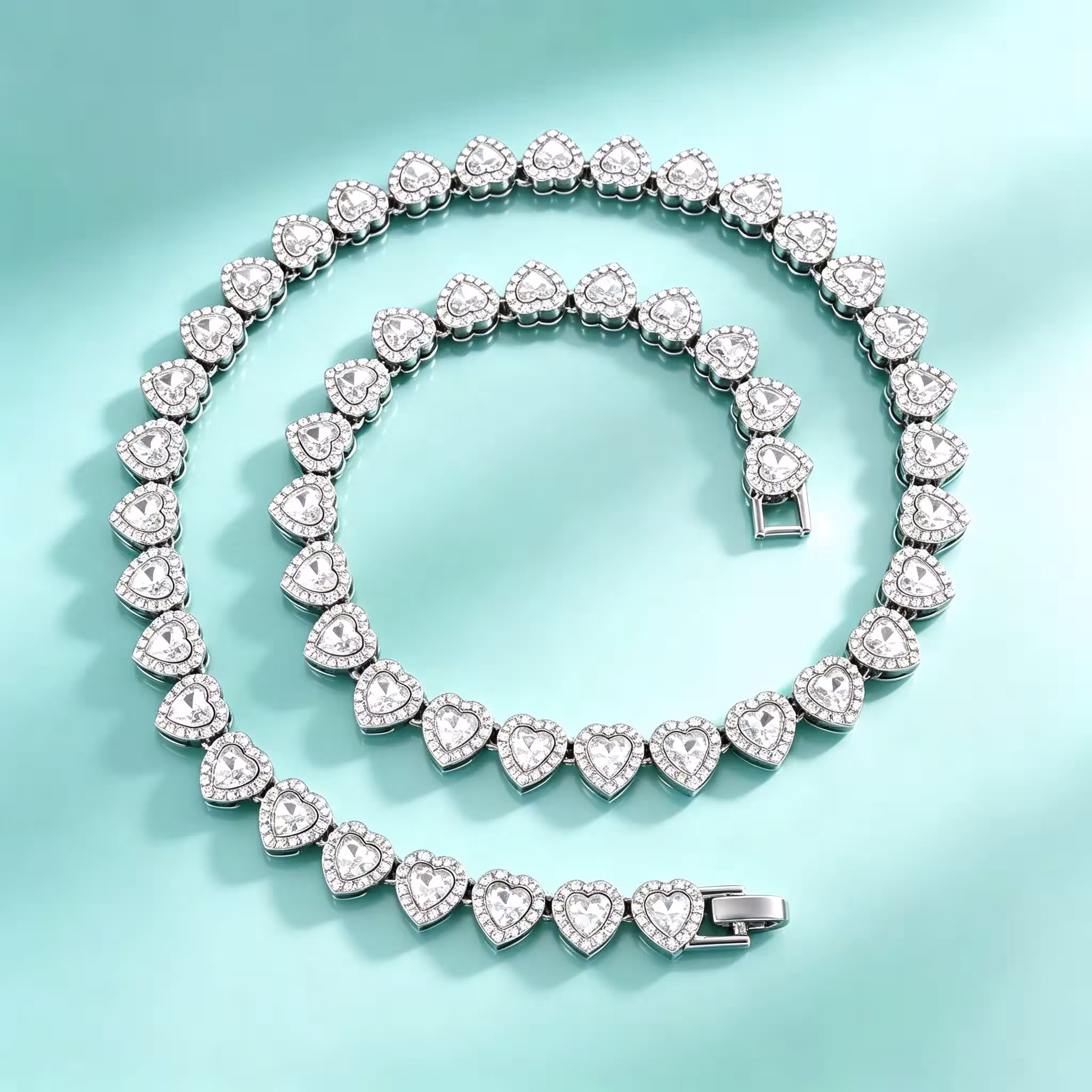 pulsera de moissanita para mujer