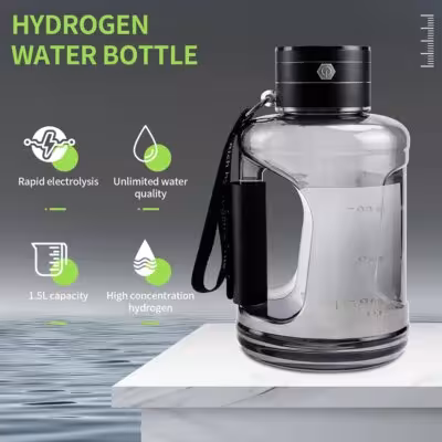1.5L Hydrogen Water Bottle Hydrogen Rich Portable Sports Water Bottle Rich Molecular Hydrogen Water Generator Water Filter 1