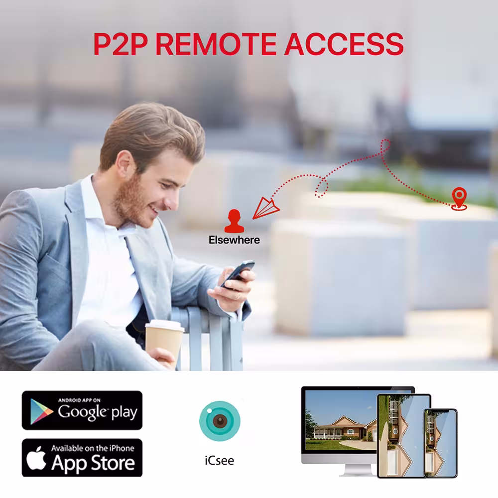 caméra wifi PTZ pour l'extérieur