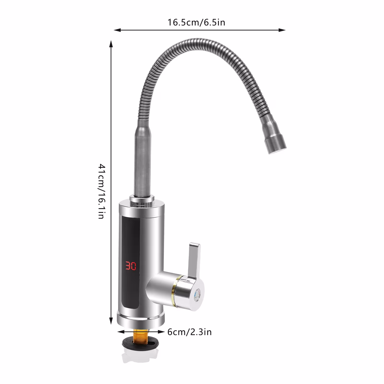 riscaldatore elettrico per acqua con miscelatore
