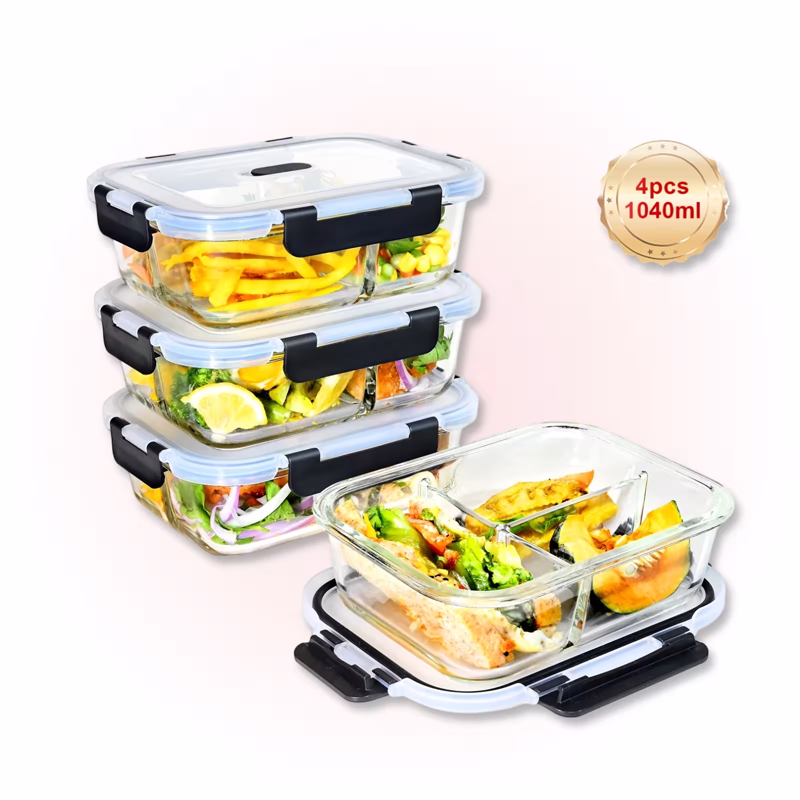 recipientes de vidrio para alimentos