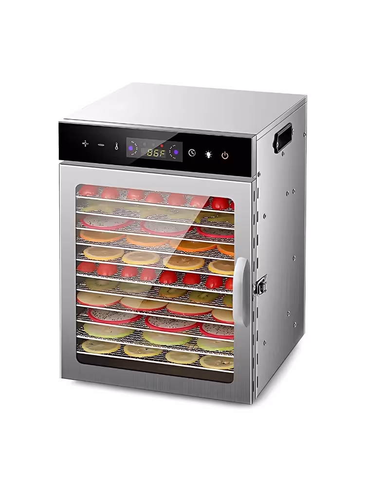 essiccatore alimentare con illuminazione LED