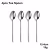 4-piece silver teaspoon set