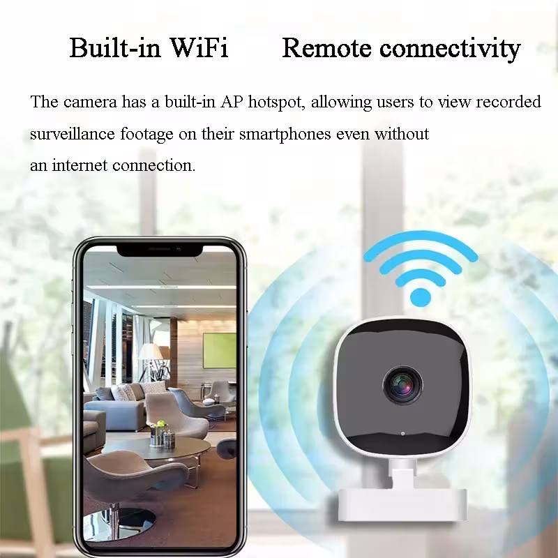Caméra de surveillance pour fenêtre avec WiFi