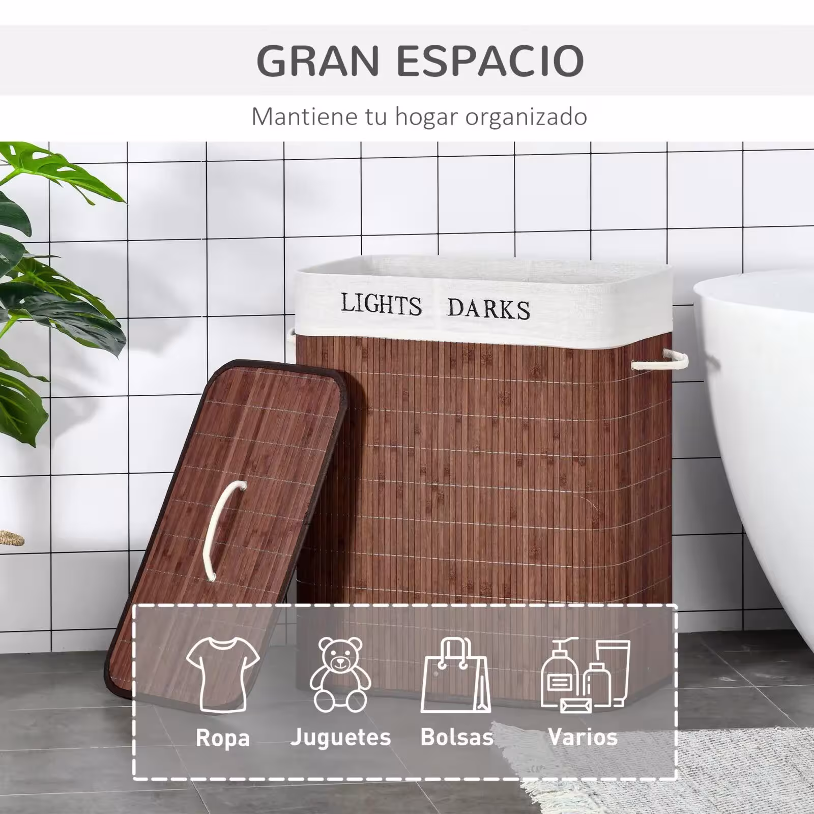 Foldable laundry basket