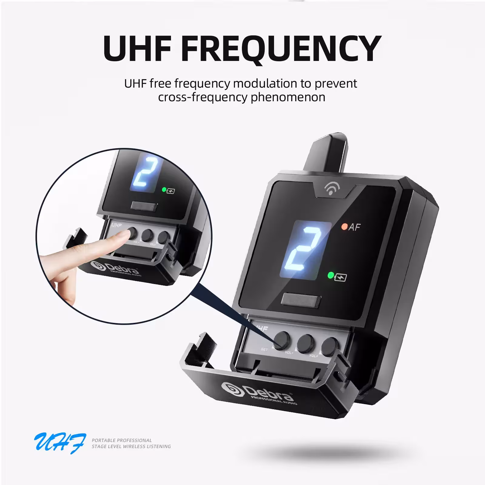 Système d'écoute monitoring UHF