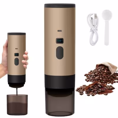 Portable 3-in-1 Coffee Maker, 20Bar USB Espresso Machine for Travel Car Home, Fast Heating Compact Design 1
