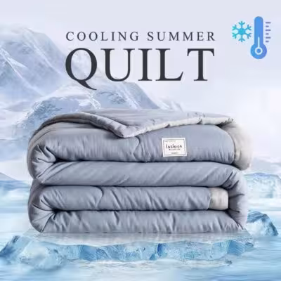 Japanese Quilted Cooling Summer Blanket Super Soft Skin-friendly Quilt Breathable Lightweight Comforter Air-conditioned Duvet 1