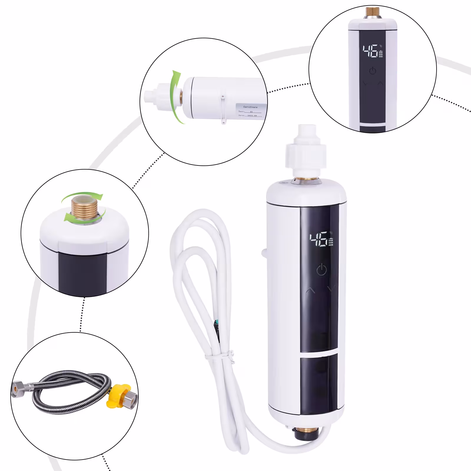 calentador de agua eléctrico instantáneo
