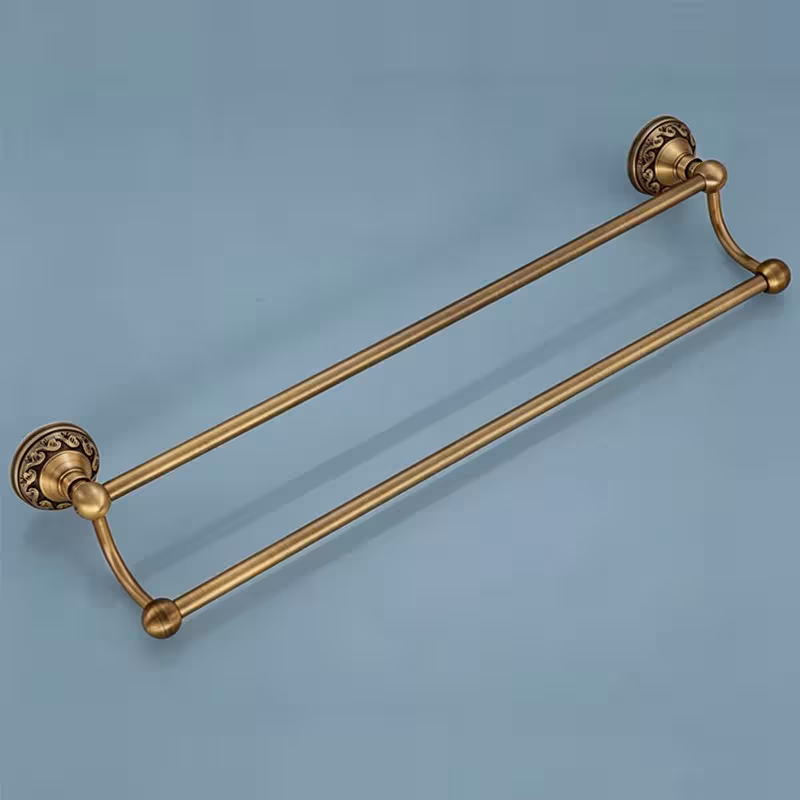 Porte-serviettes double