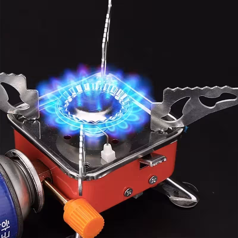 Réchaud à gaz pour camping.
