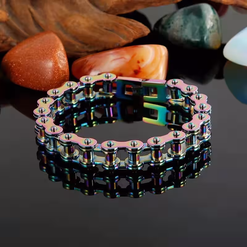 bracciale a catena per motociclisti