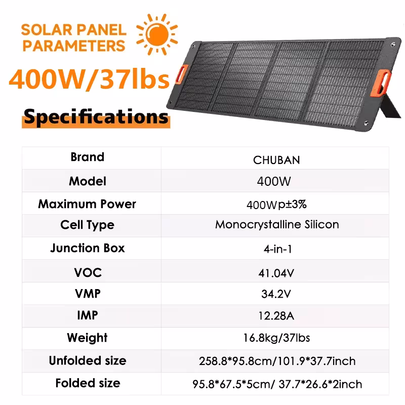 foldable solar panel 200W