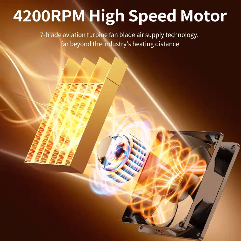 Electric heater with flame effect