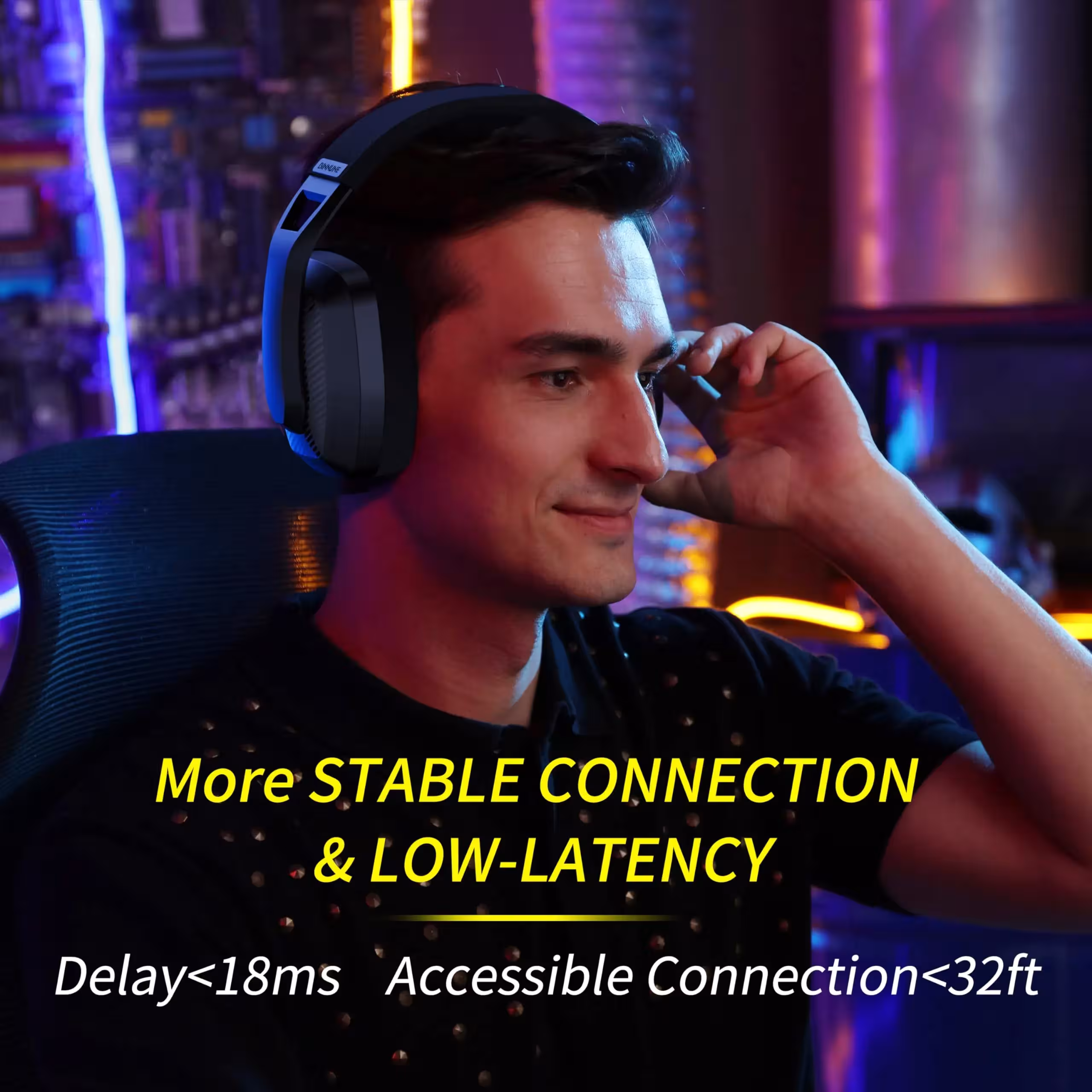 cuffie da gioco wireless con microfono