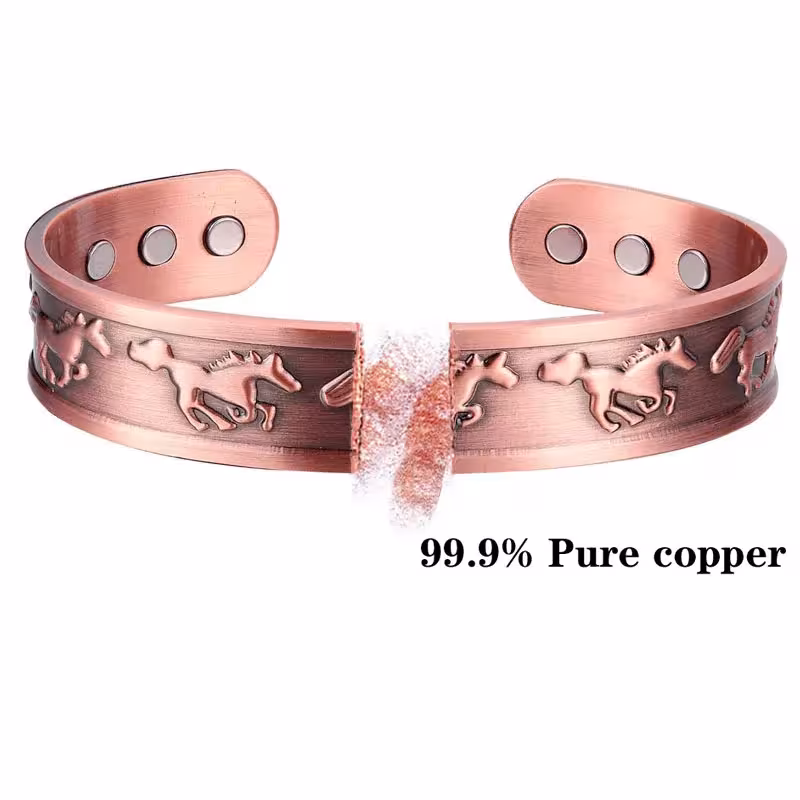 bracciale magnetico in rame puro