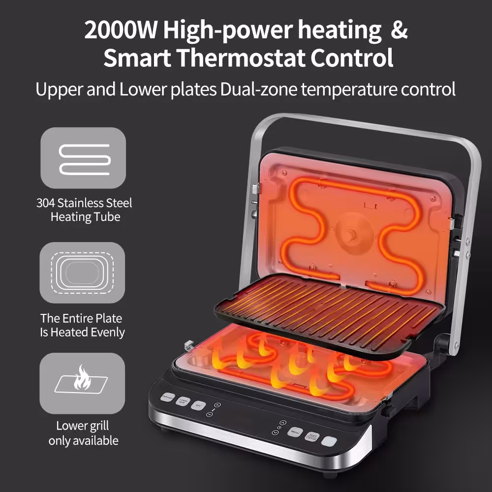 grill de contact 2000W