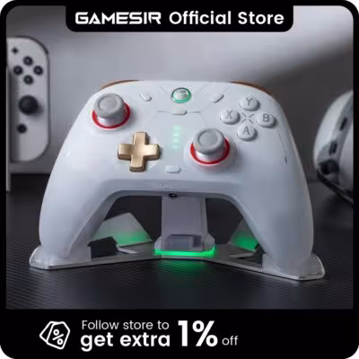 GameSir Cyclone 2 Multi-Platform Gaming Controller, Wireless for Nintendo Switch 2, PC, iOS, Android | Hall Effect, 6-Axis Gyro 1