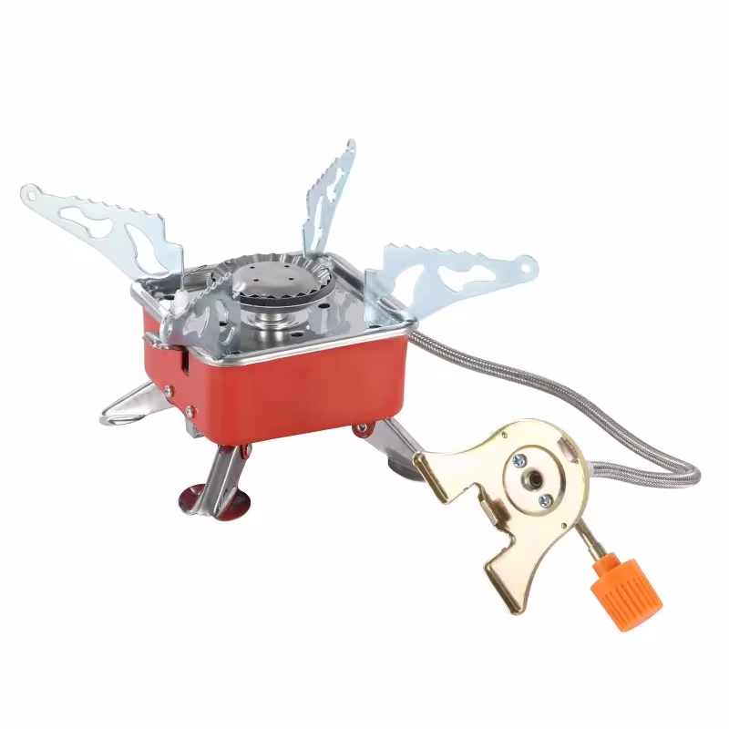 Réchaud à gaz pour camping.