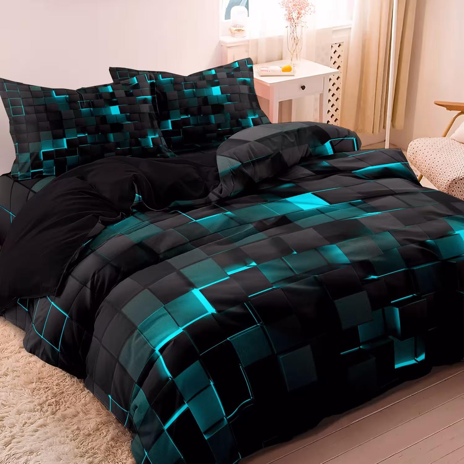 Bedding set with pattern
