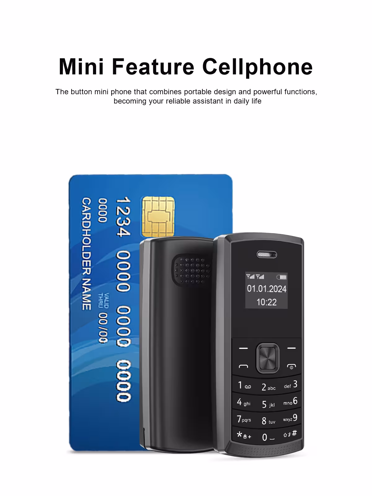 mini mobilusis telefonas