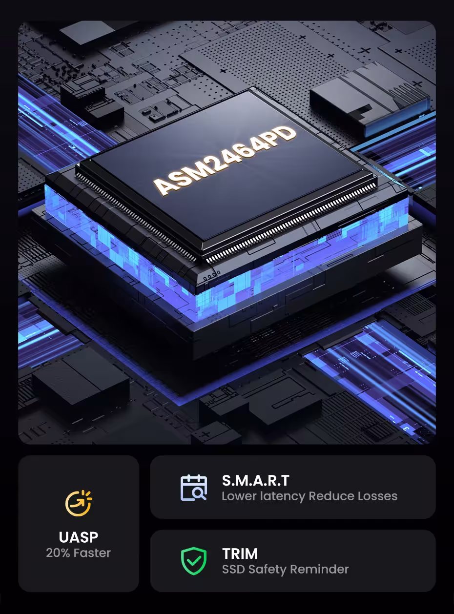 M.2 NVMe SSD enclosure
