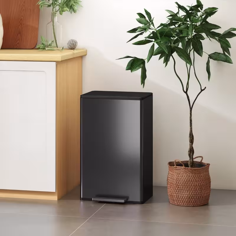 bin with pedal