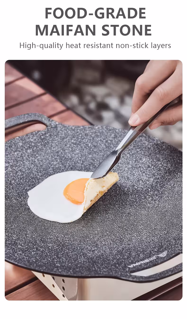 poêle-grill pour usage extérieur