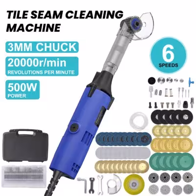 90 ° Ceramic Tile Beauty Sewing Tool 500W Electric Straight Grinder 6 Variable Speeds lighting Machine Grinder Sander Polisher 1