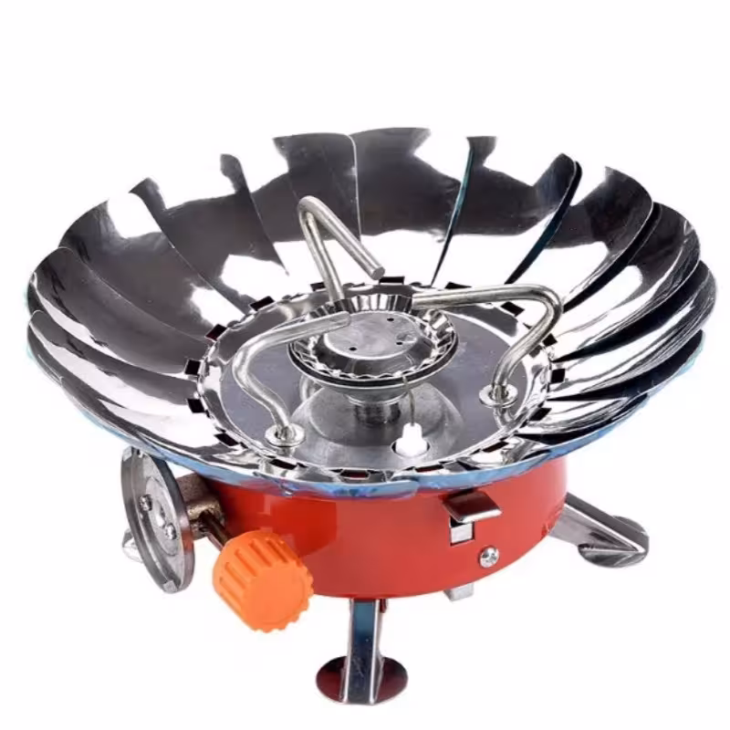 Réchaud à gaz pour camping.
