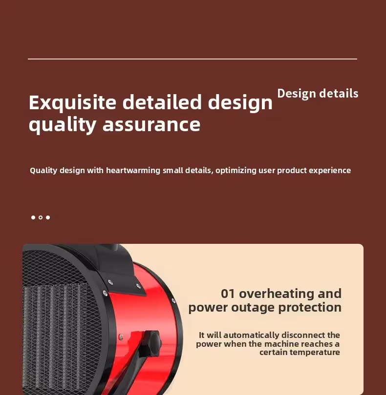 2000W heater with fan