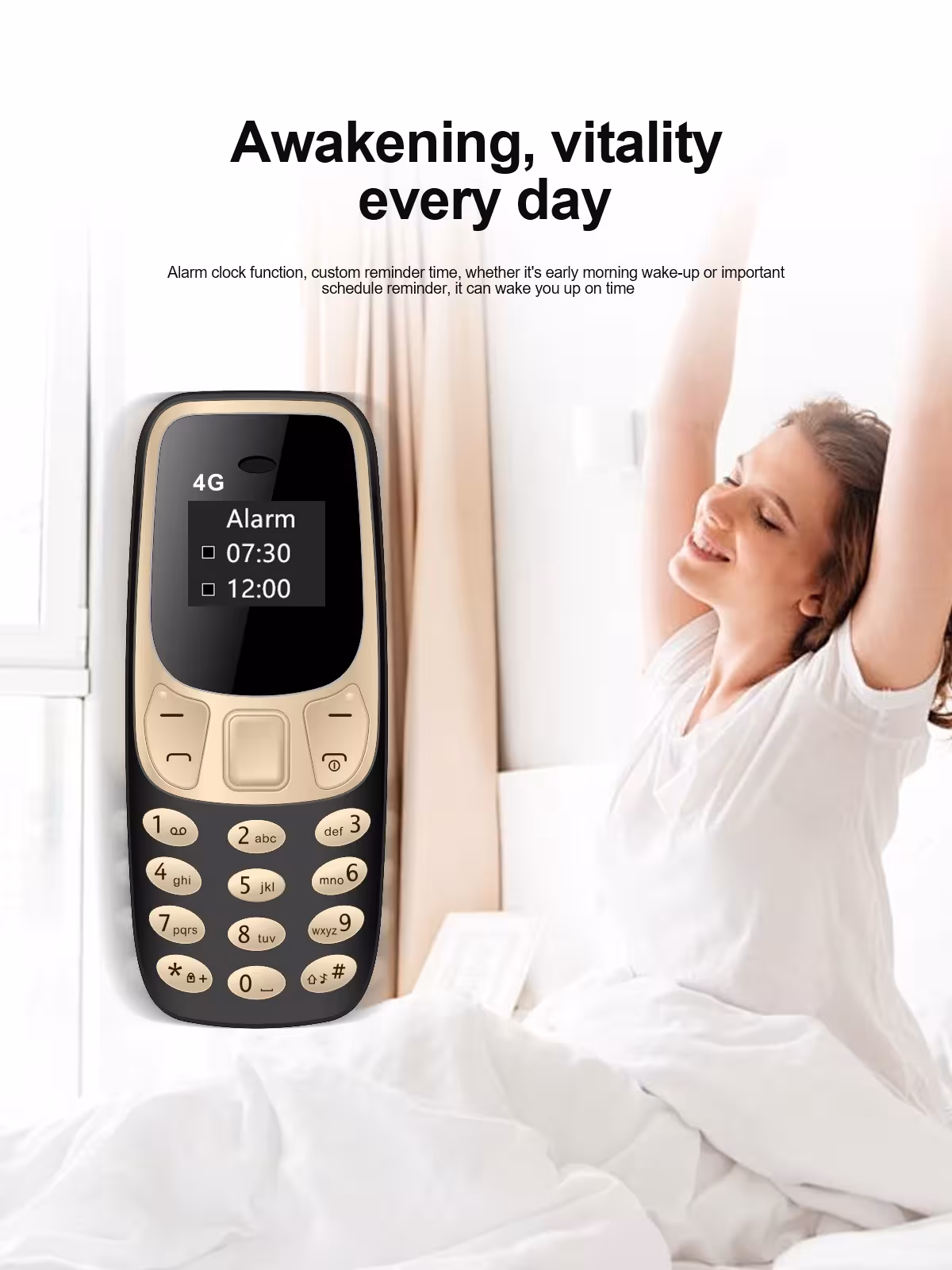 mini mobilusis telefonas