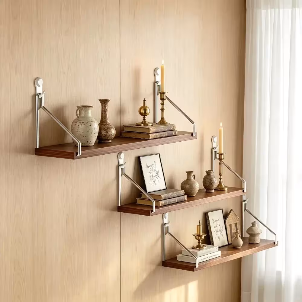 estanterías de pared sin taladro