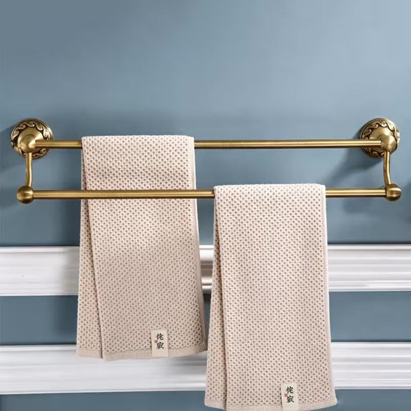 Porte-serviettes double