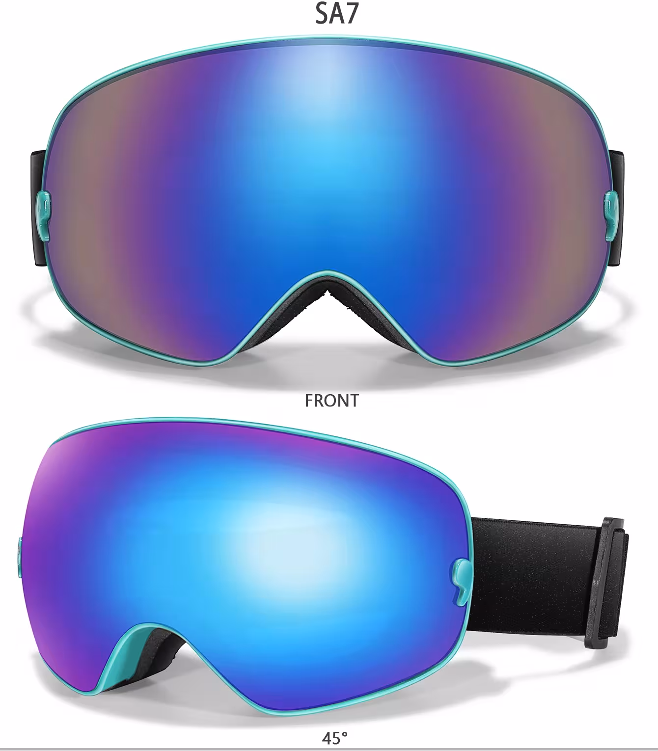 slidinėjimo akiniai su UV400 apsauga
