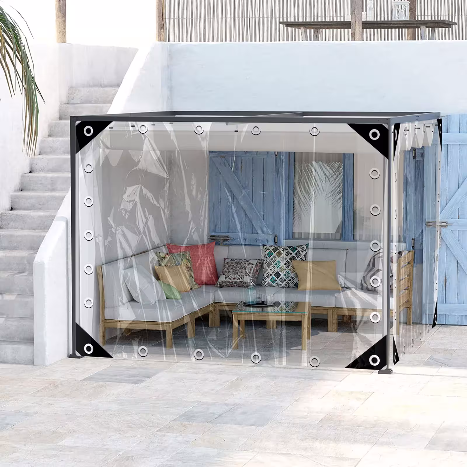 waterproof transparent awning cover