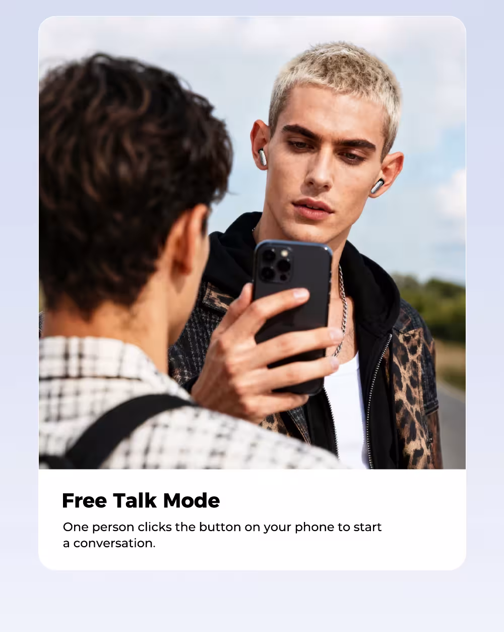 Bluetooth ausinės su ekranu