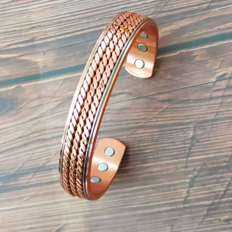 bracciale magnetico in rame puro