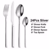 24-piece silver set