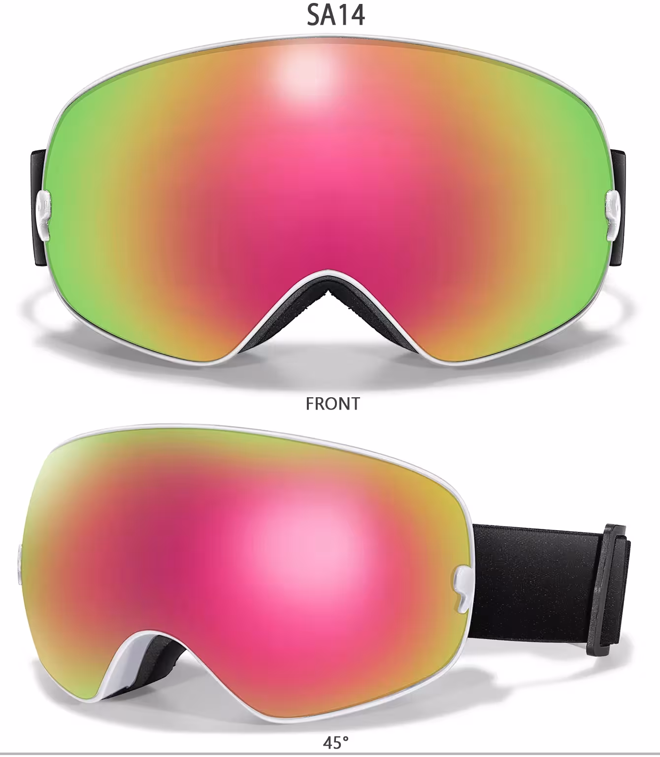 slidinėjimo akiniai su UV400 apsauga