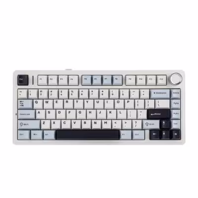 EPOMAKER x AULA F75 75% mechanische Tastatur, Bluetooth 5.0/2.4G kabellos/kabelgebunden, PBT-Tasten