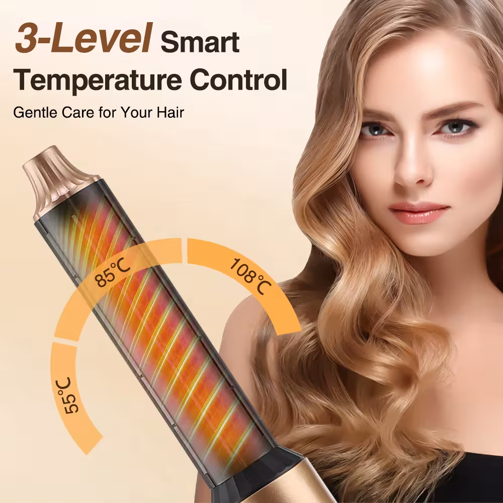 Cepillo de aire caliente para el cabello
