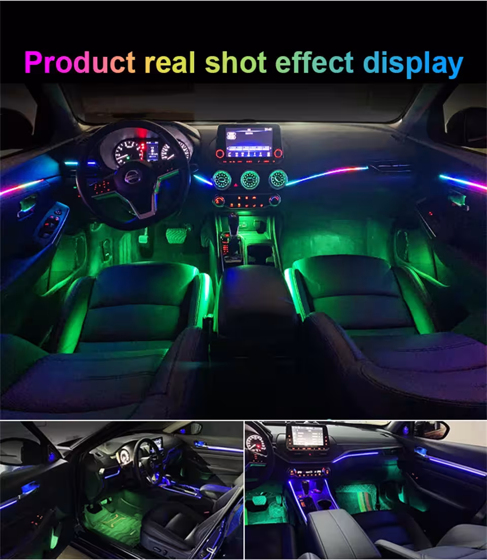 LED strip for car interior lighting