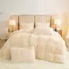 creamy white