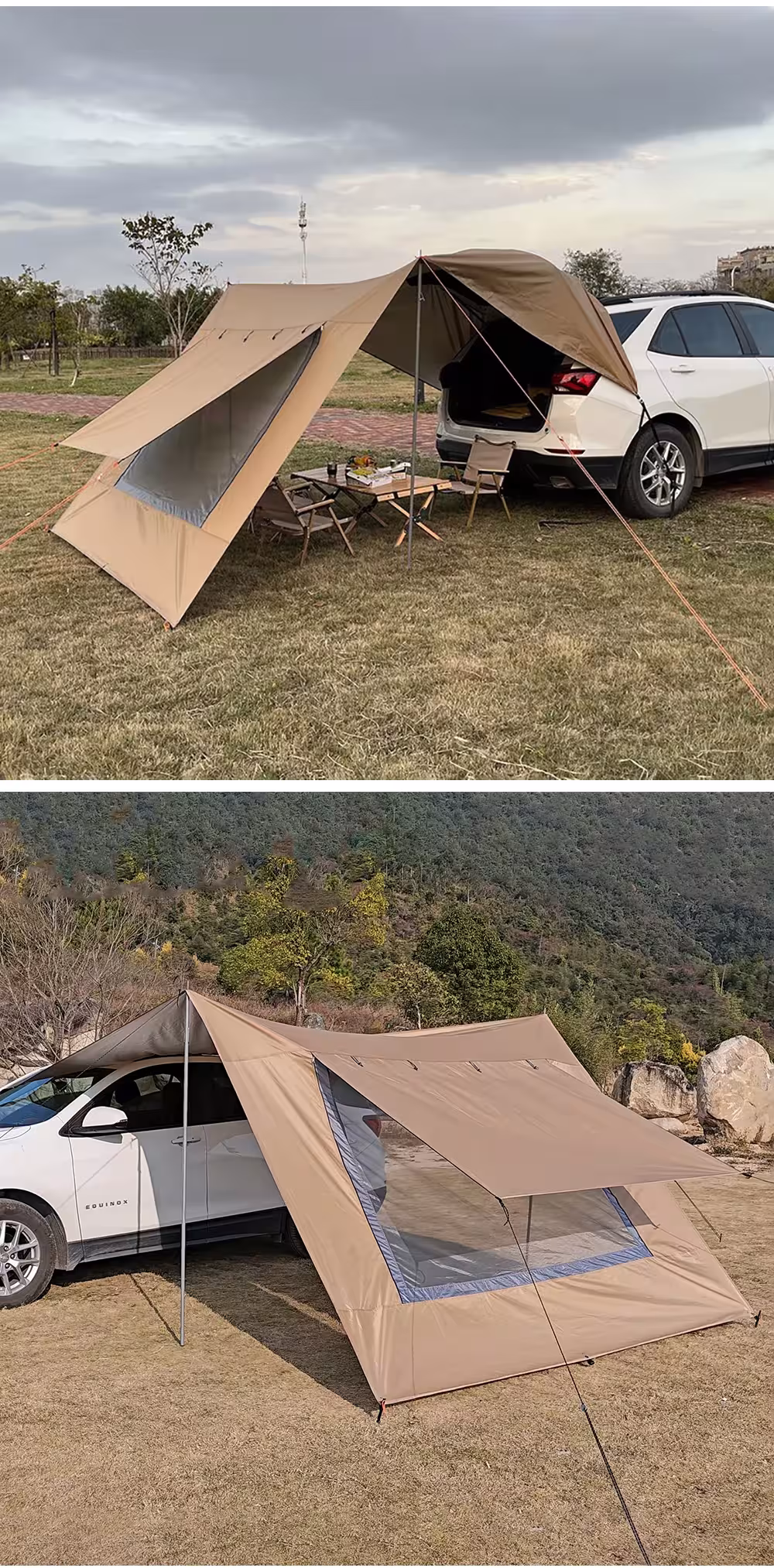 tenda per auto con zanzariera