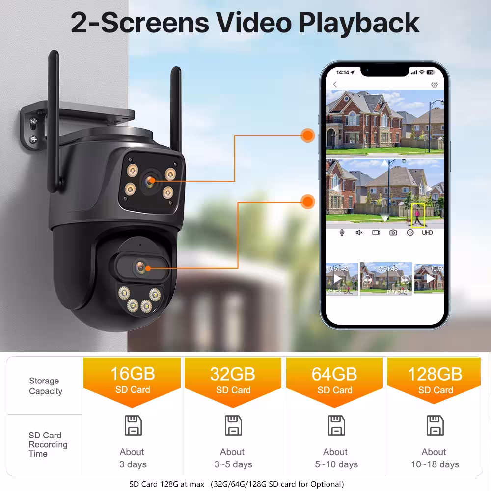 cámara IP para exteriores